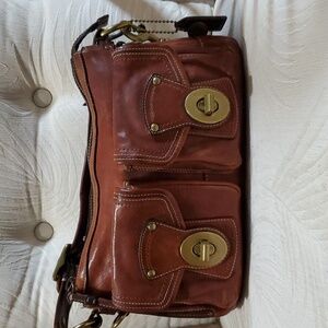 COACH Vintage leather shoulder bag